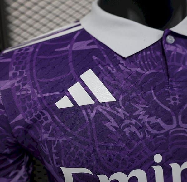 25/26 Player Version Real Madrid Purple Special Edition Jersey - Image 4
