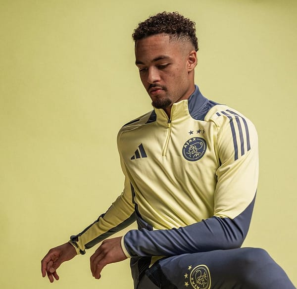 24/25 Juventus Yellow Half Zipper Jacket+Long Pants - Image 3