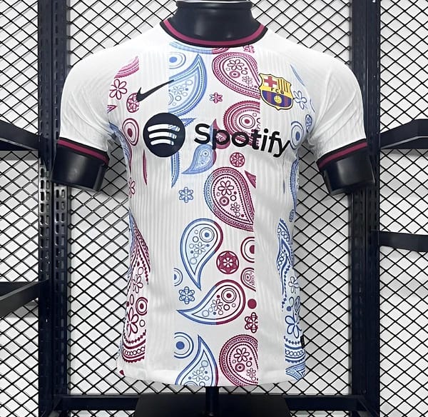 Player Version 24/25 Barcelona White Special Pattern Jersey