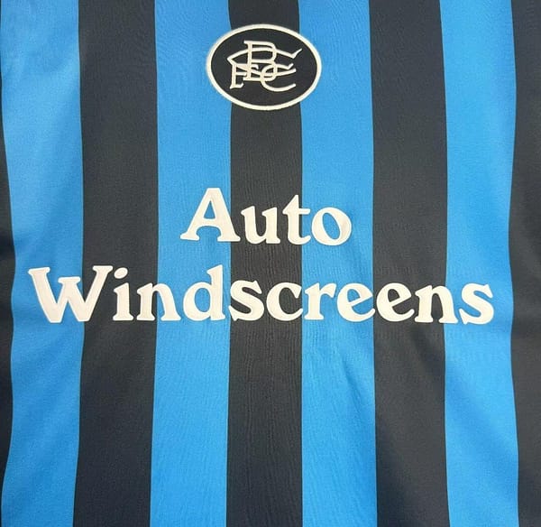 Retro 96/97 Birmingham City Home Jersey - Image 3