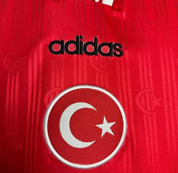 Retro 1996 Turkey Home Jersey - Image 6