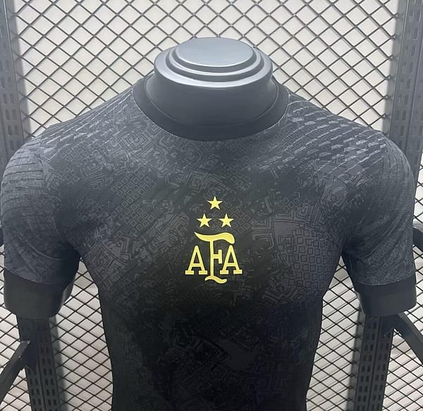3 Stars 2023 Argentina Black Training Jersey - Image 3