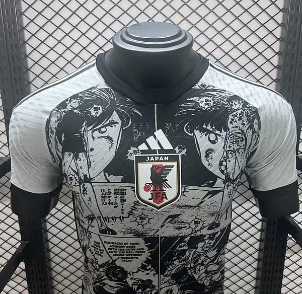 Player Version 2023 Japan Captain Tsubas Special White/Black Jersey - Image 2