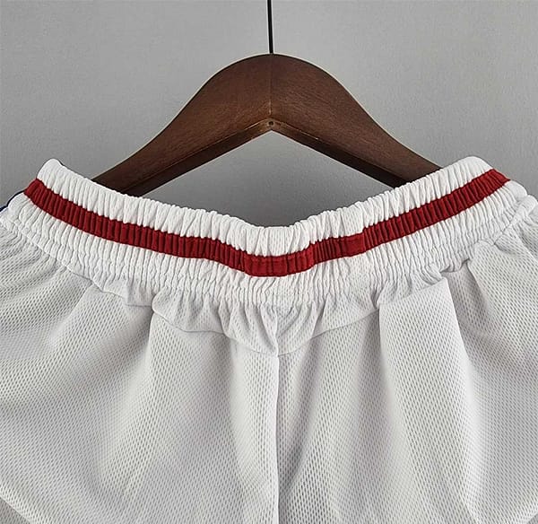 Retro 1998 France Home White Shorts - Image 2