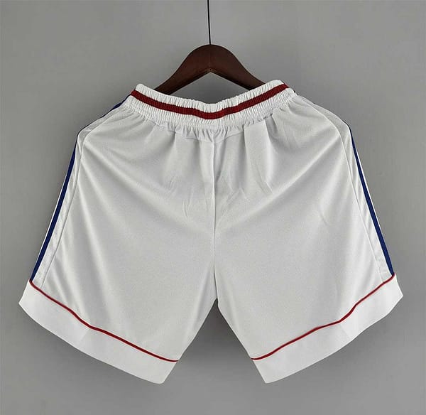 Retro 1998 France Home White Shorts - Image 3