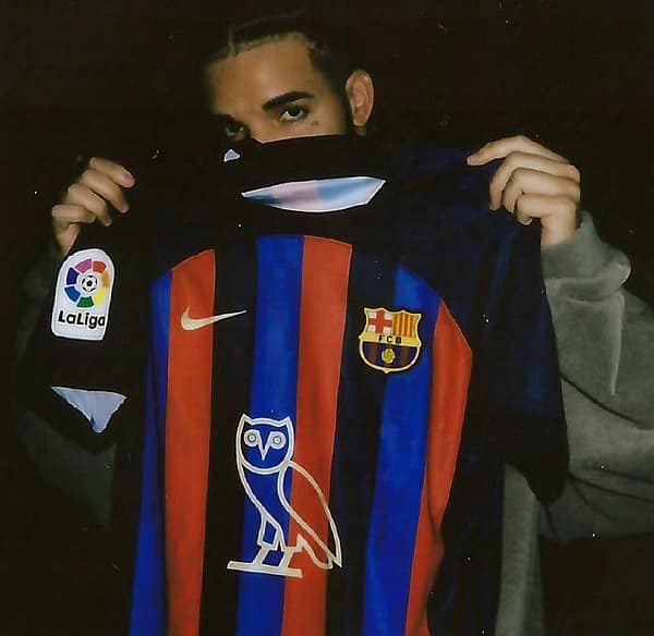 22/23 Barcelona Drake Jersey - Image 4