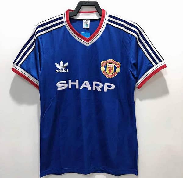 Retro 86/88 Manchester United Away Soccer Jersey
