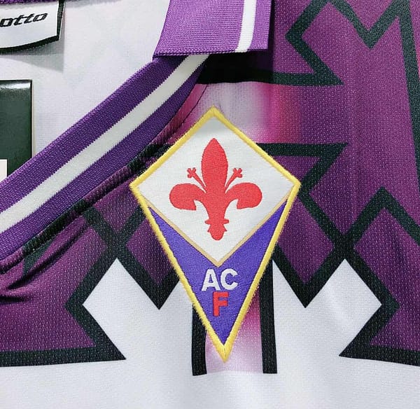 Retro 92/93 Fiorentina  Away Soccer Jersey - Image 5