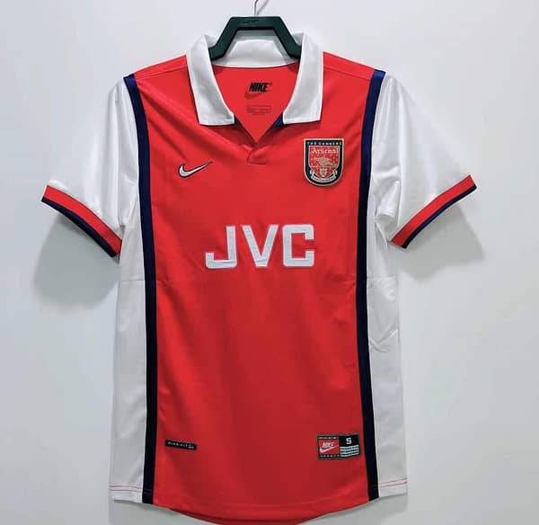 Retro 98/99 Arsenal Home Soccer Jersey