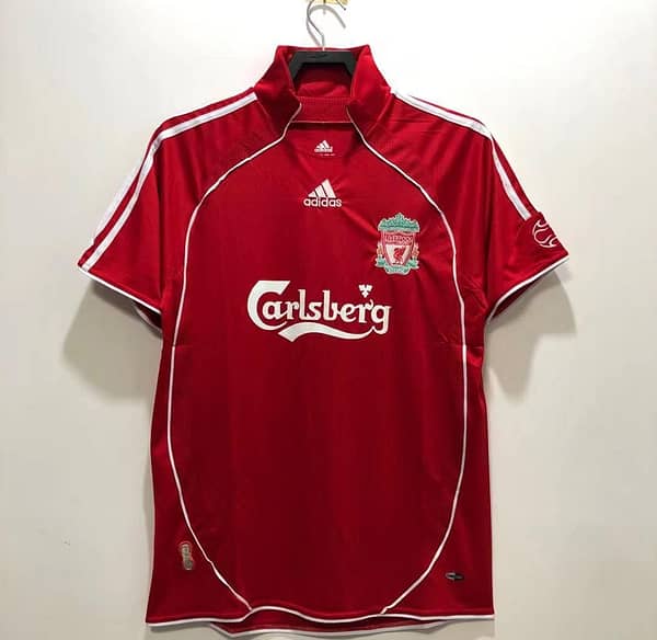 Retro 06/08 Liverpool Home Soccer Jersey