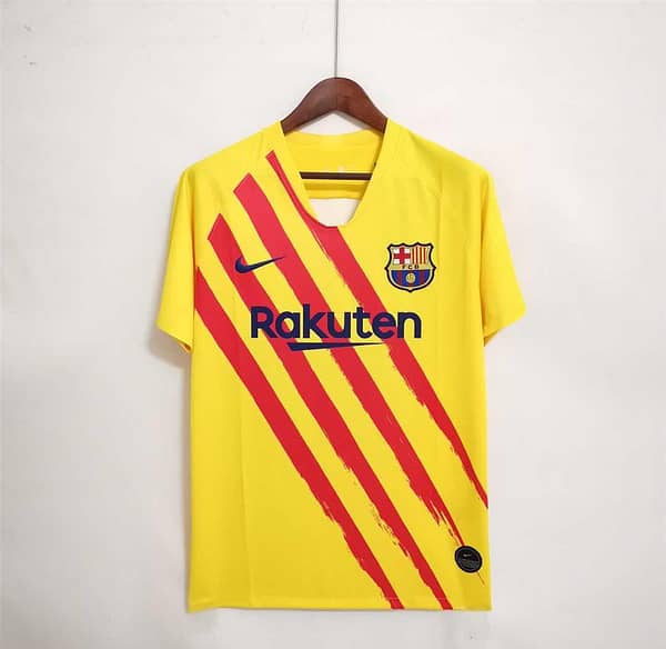 Retro 19/20 Barcelona Fourth Away Soccer Jersey