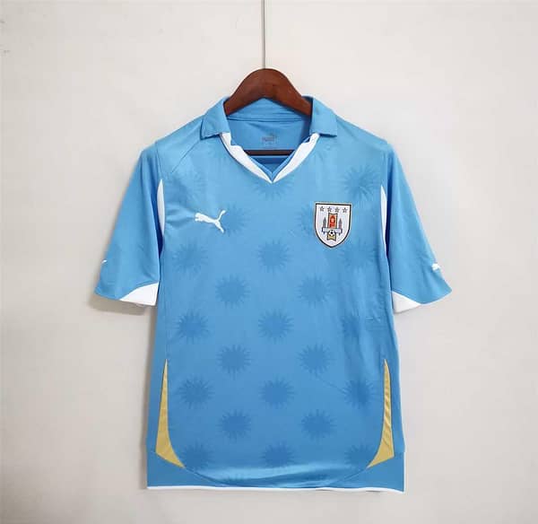 Retro 2010 Uruguay Home Soccer Jersey