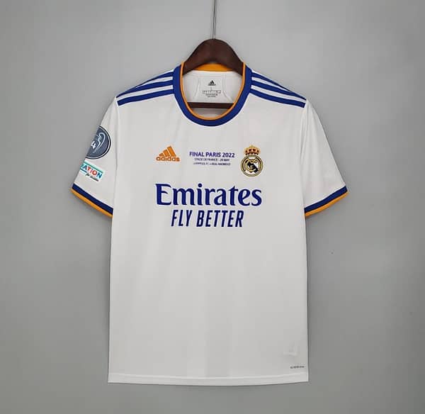 21/22 Real Madrid Final Version Home Soccer Jersey - Image 2