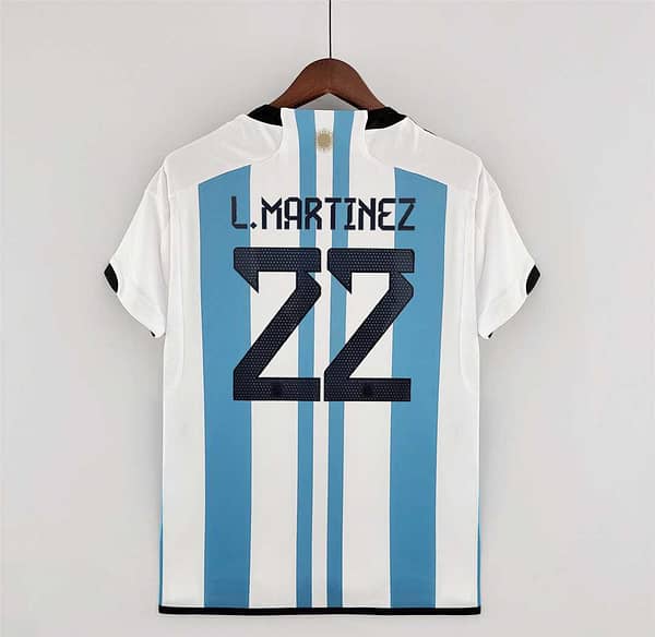 2022 Argentina Home Soccer Jersey - Image 11