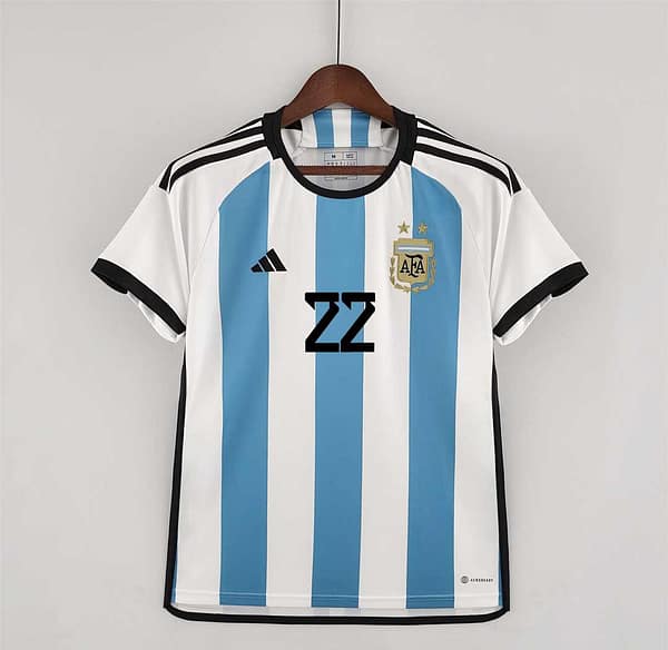 2022 Argentina Home Soccer Jersey - Image 12