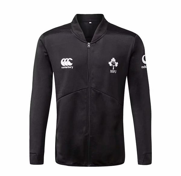 Ireland 2020-21 Men's Rugby Track Jacket Black