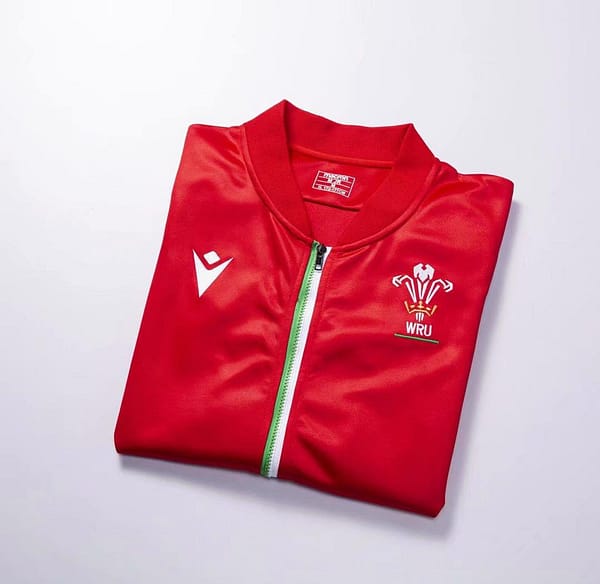 Wales 2021 Mens Anthem Rugby Jacket - Image 9