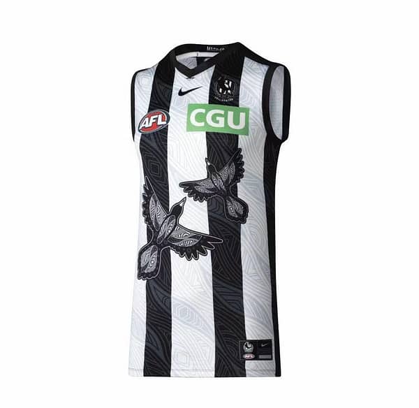 Collingwood Magpies 2021 Men's Indigenous Guernsey