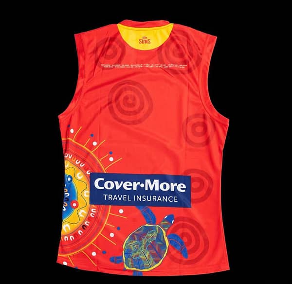 Gold Coast Suns 2021 Mens Indigenous Guernsey - Image 2