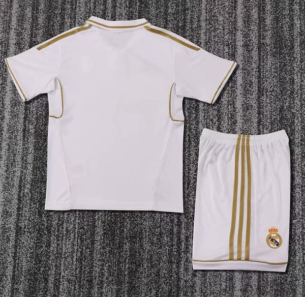 Retro Kids 11/12 Real Madrid Home Jersey - Image 16