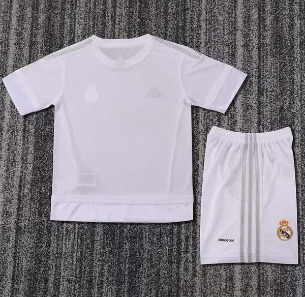 Retro Kids Real Madrid 15/16 Home Jersey - Image 9
