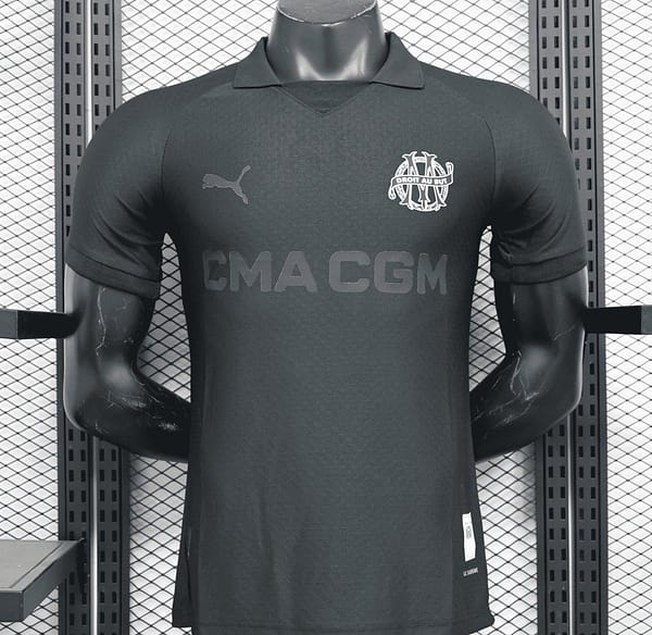 Player Version 24/25 Olympique Marseille Black 125th Goalkeeper Jersey