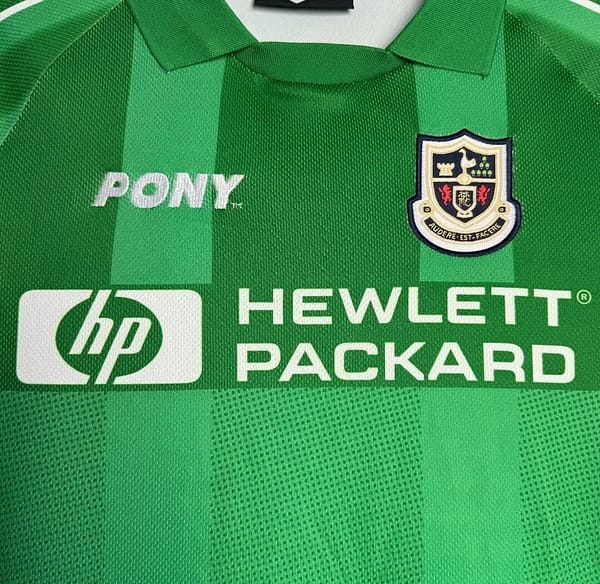 Retro 97/99 Tottenham Hotspur Green Goalkeeper Jersey - Image 7