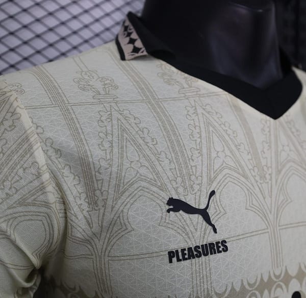 Player Version AC Milan x PLEASURES Forth White Jersey - Image 4