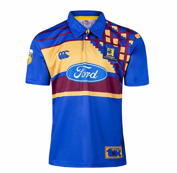 Otago Highlanders 1997-99 Men's Retro Rugby Jersey