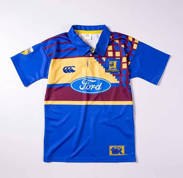 Otago Highlanders 1997-99 Men's Retro Rugby Jersey - Image 11