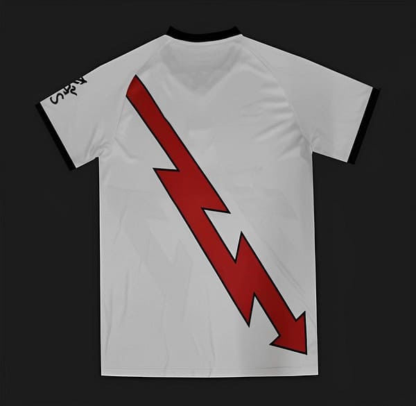 24/25 Rayo Vallecano Away White Jersey - Image 2
