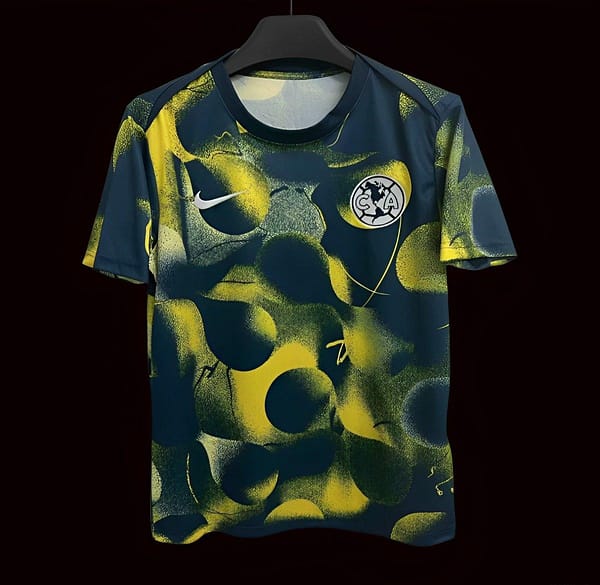24/25 Club America Yellow Green Pre-match Jersey
