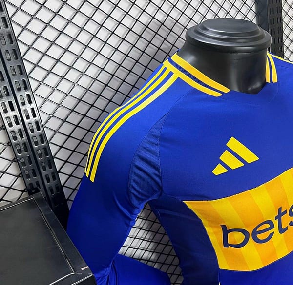 Player Version 24/25 Boca Juniors Home Long Sleeve Jersey - Image 4