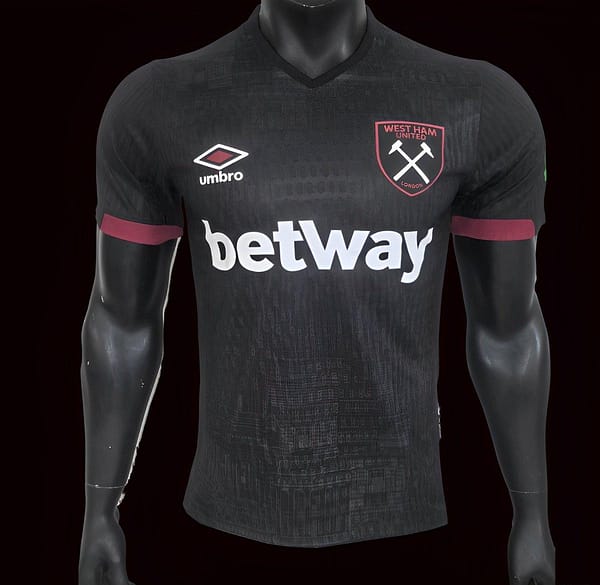 Player Version 24/25 West Ham United Away Black Jersey
