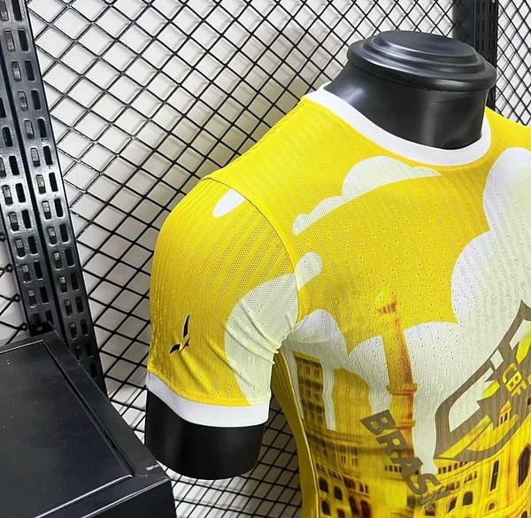 Player Version 2024 Brazil Yellow Special Jersey - Image 4
