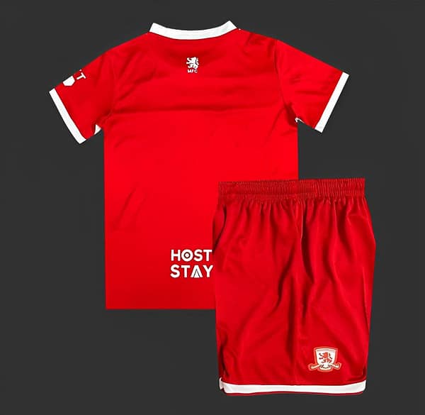 24/25 Kids Middlesbrough Home Jersey - Image 2