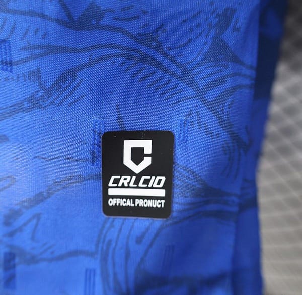 Player Version 2024 Italy Italian Football TV Blue EURO Jersey - Image 7