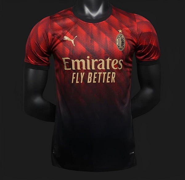 Player Version 24/25 AC Milan Church Pattern Limited Jersey