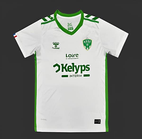 24/25 Saint-Etienne Away White Jersey