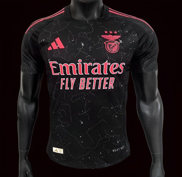 Player Version 24/25 Benfica Away Black Jersey