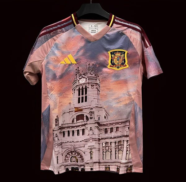 2024 Spain Euro Trophy Special Plaza Cibeles Concept Jersey