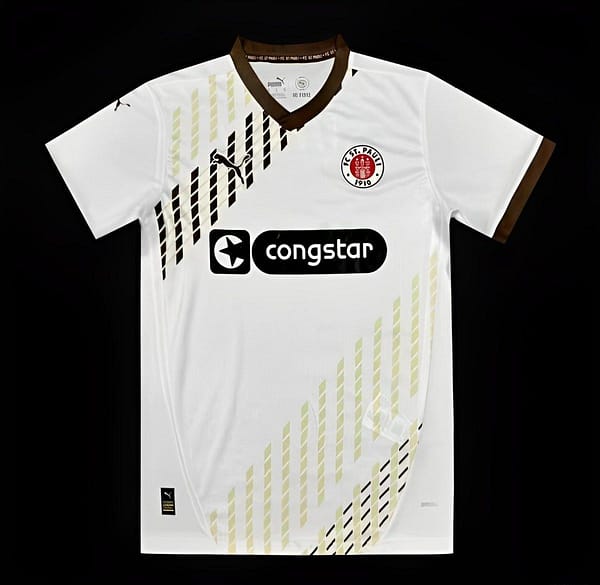 24/25 St. Pauli Away White Jersey
