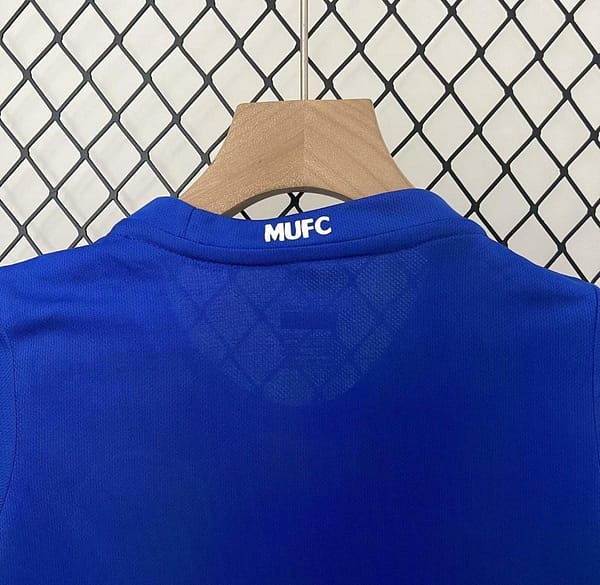 Retro 24/25 Kids Manchester United Third Blue Jersey - Image 3