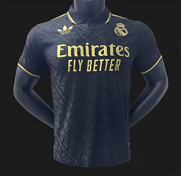 Player Version 24/25 Real Madrid Black Special Pre-Match Jersey