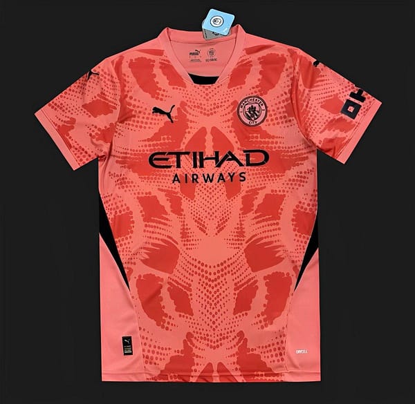 24/25 Manchester City Goalkeeper Pink Jersey