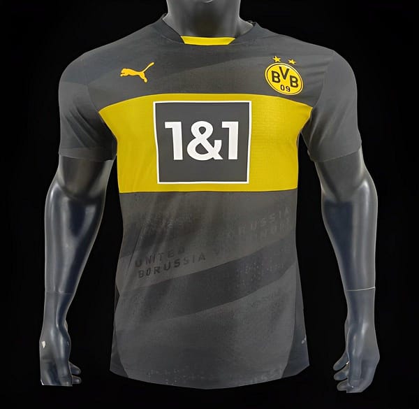 Player Version 24/25 Borussia Dortmund Away Black Jersey