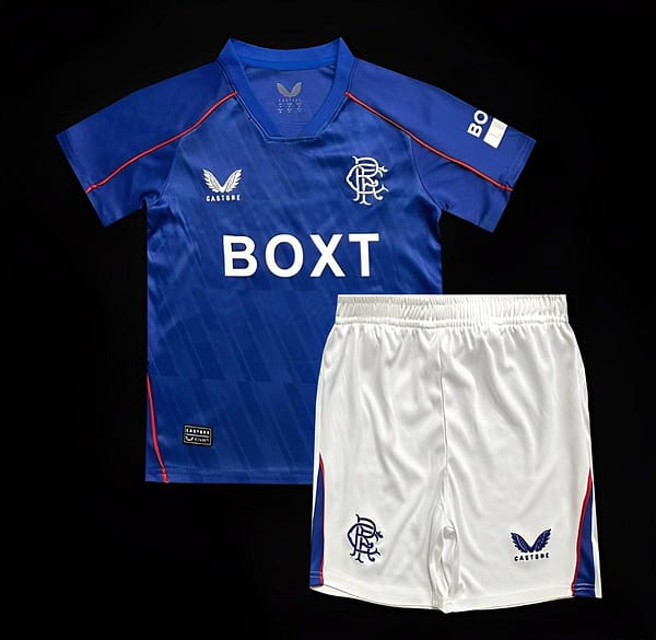 24/25 Kids Glasgow Rangers Home Jersey