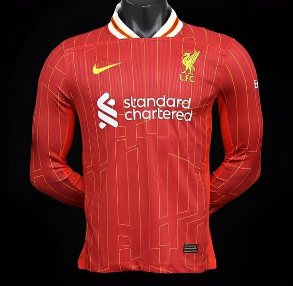Player Version 24/25 Liverpool Home Long Sleeve Jersey