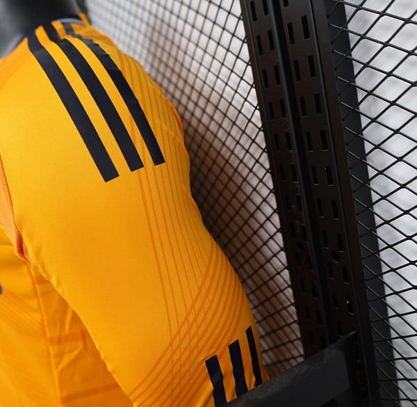 Player Version 24/25 Real Madrid Away Orange Long Sleeve Jersey - Image 7