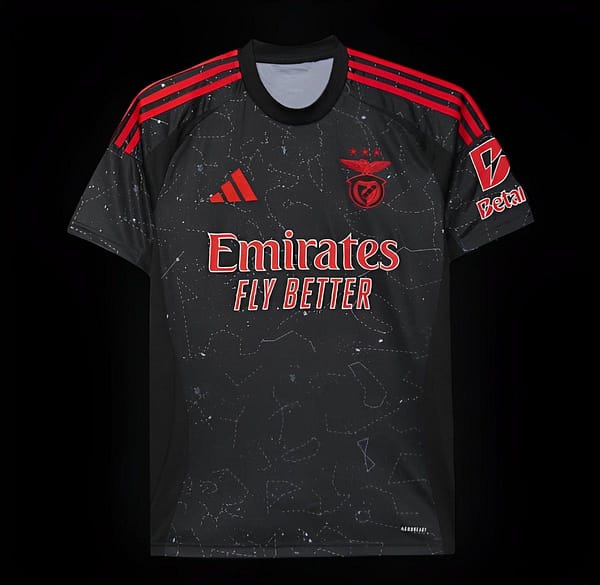 24/25 Benfica Away Black Jersey